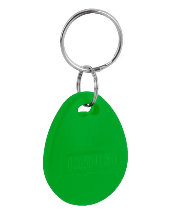125kHz RFID kulcskarik�s k�rtya HT4168 chippel, z�ld, IDT-2000EM-gn